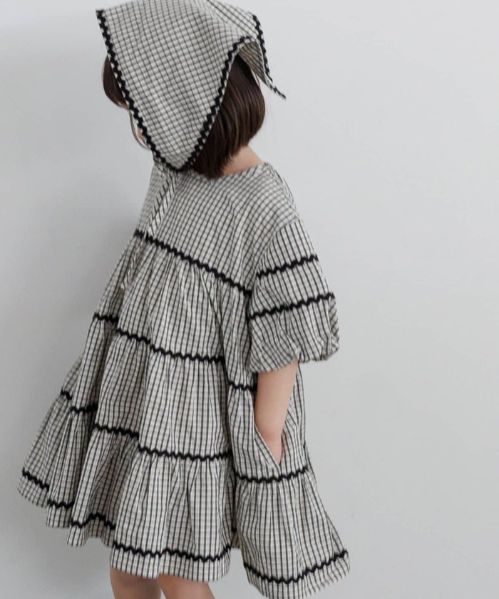 【ローリーズファーム/LOWRYS FARM / KIDS】のチェックバルーンワンピース2P インテリア・キッズ・メンズ・レディースファッション・服の通販 founy(ファニー) https://founy.com/ ファッション Fashion キッズファッション Fashion for Kids ワンピース Dresses チェック Check, Plaid, Tartan バルーン Balloon, Balloon Silhouette 定番 Standard, Basic Item |ID: prp329100004942778 ipo3291000000037099188