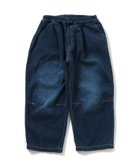 【エフオー オンラインストア/F.O.Online Store / KIDS】のワイドタックパンツ 10分丈 人気、トレンドファッション・服の通販 founy(ファニー) ファッション Fashion キッズファッション Fashion for Kids ボトムス Bottoms おすすめ Recommended / Our Picks ブリーチ Bleach, Washed Finish ユーズド Used, Vintage-Look 人気 Popular, Best Seller thumbnail ネイビーブルー|ID: prp329100004942786 ipo3291000000037099250