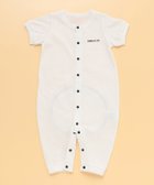 【コムサイズム/COMME CA ISM / KIDS】のロゴ おしりパッチ 半袖ツーウェイオール ホワイト|ID: prp329100004942796 ipo3291000000037099322