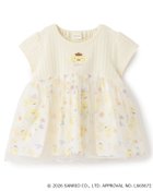 【ナルミヤ オンライン/NARUMIYA ONELINE / KIDS】の【サンリオキャラクターズ】花柄チュールドッキングTシャツ 人気、トレンドファッション・服の通販 founy(ファニー) ファッション Fashion キッズファッション Fashion for Kids キャラクター Character, Licensed Characters チュール Tulip, Tulip Motif ポケット Pocket, Pocket Detail thumbnail 黄|ID: prp329100004942797 ipo3291000000037099326