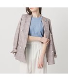 【ユナイテッドアローズ/UNITED ARROWS】の6ボタン リネン ブレザー ジャケット 人気、トレンドファッション・服の通販 founy(ファニー) ファッション Fashion レディースファッション Fashion for Women アウター Coat / Outerwear Collection レディースジャケット・軽アウター Jackets クラシック Classic, Timeless Style シルバー Silver, Metallic Silver ジャケット Jacket, Outerwear ダブル Double, Double-Breasted チェック Check, Plaid, Tartan トレンド Trend, Trending Now フレア Flare, Flared フロント Front, Front Design メタル Metal, Metal Parts リネン Linen, Linen Fabric thumbnail その他1|ID: prp329100004942801 ipo3291000000037099357