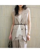 【アニュアンス/anuans】のデフォームラペルジレ 人気、トレンドファッション・服の通販 founy(ファニー) ファッション Fashion レディースファッション Fashion for Women アウター Coat / Outerwear Collection トップス・カットソー Cut & Sew Tops ベスト&ジレ / 重ね着スタイル Vests & Gilets ドレープ Drape, Draping Fabric フォルム Silhouette, Form ベスト Vest, Waistcoat おすすめ Recommended / Our Picks thumbnail BEIGE|ID: prp329100004942810 ipo3291000000037099413