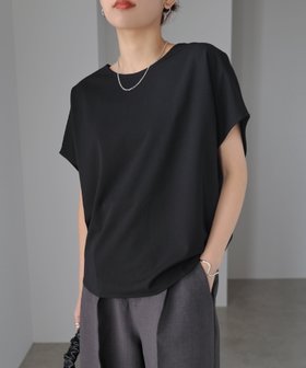 【アンドミー/andme】のきれいめ 梨地 ポンチ ドルマン スリーブトップス 人気、トレンドファッション・服の通販 founy(ファニー) ファッション Fashion レディースファッション Fashion for Women トップス・カットソー Cut & Sew Tops 洗える Machine Washable カットソー Cut and Sewn Top ジョーゼット Georgette, Semi-Sheer Fabric ラウンド Round, Round Neck 楽ちん Easy Fit, Comfortable ワーク Workwear, Utility Style エレガント 上品 Elegant |ID:prp329100004942811