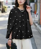 【リバーフィールド アンド コー/RIVER FIELD & Co】の2WAYドットバルーンブラウス【洗える】 人気、トレンドファッション・服の通販 founy(ファニー) ファッション Fashion レディースファッション Fashion for Women トップス・カットソー Cut & Sew Tops シャツ・ブラウス・オフィスカジュアル Elegant Blouses & Button-Ups 洗える Machine Washable ギャザー Gathered, Ruffled シンプル Simple, Minimal ドット Polka Dot, Dot Pattern ノースリーブ Sleeveless, No-Sleeve バルーン Balloon, Balloon Silhouette プリント Print, Printed Pattern ポンチョ Poncho, Cape Style 再入荷 Restock / Back in Stock おすすめ Recommended / Our Picks エレガント 上品 Elegant thumbnail BKDOT|ID: prp329100004942812 ipo3291000000037099423