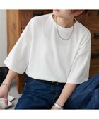 【ディスコート/Discoat】の【24色展開】ワッフル半袖Tシャツ《WEB限定》 人気、トレンドファッション・服の通販 founy(ファニー) ファッション Fashion レディースファッション Fashion for Women トップス・カットソー Cut & Sew Tops シャツ・ブラウス・オフィスカジュアル Elegant Blouses & Button-Ups ロングTシャツ・Tシャツ Longline T-Shirts & Tees おすすめ Recommended / Our Picks シンプル Simple, Minimal ラウンド Round, Round Neck ワッフル Waffle, Waffle Knit 半袖 Short Sleeve, Half Sleeve 夏 Summer thumbnail ホワイト|ID: prp329100004942816 ipo3291000000037099454