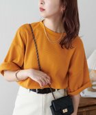 【ディスコート/Discoat】の【24色展開】ワッフル半袖Tシャツ《WEB限定》 人気、トレンドファッション・服の通販 founy(ファニー) ファッション Fashion レディースファッション Fashion for Women トップス・カットソー Cut & Sew Tops シャツ・ブラウス・オフィスカジュアル Elegant Blouses & Button-Ups ロングTシャツ・Tシャツ Longline T-Shirts & Tees おすすめ Recommended / Our Picks シンプル Simple, Minimal ラウンド Round, Round Neck ワッフル Waffle, Waffle Knit 半袖 Short Sleeve, Half Sleeve 夏 Summer thumbnail オレンジ|ID: prp329100004942816 ipo3291000000037099460