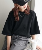 【ディスコート/Discoat】の【24色展開】ワッフル半袖Tシャツ《WEB限定》 人気、トレンドファッション・服の通販 founy(ファニー) ファッション Fashion レディースファッション Fashion for Women トップス・カットソー Cut & Sew Tops シャツ・ブラウス・オフィスカジュアル Elegant Blouses & Button-Ups ロングTシャツ・Tシャツ Longline T-Shirts & Tees おすすめ Recommended / Our Picks シンプル Simple, Minimal ラウンド Round, Round Neck ワッフル Waffle, Waffle Knit 半袖 Short Sleeve, Half Sleeve 夏 Summer thumbnail ブラック|ID: prp329100004942816 ipo3291000000037099472