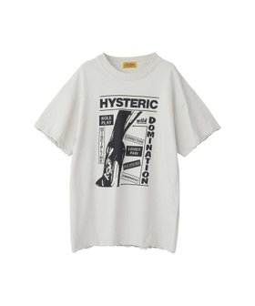 【ヒステリックグラマー/HYSTERIC GLAMOUR】のHYS DOMINATRIX BOOT オーバーサイズTシャツ 人気、トレンドファッション・服の通販 founy(ファニー) ファッション Fashion レディースファッション Fashion for Women トップス・カットソー Cut & Sew Tops シャツ・ブラウス・オフィスカジュアル Elegant Blouses & Button-Ups ロングTシャツ・Tシャツ Longline T-Shirts & Tees グラフィック Graphic, Graphic Design ボックス Boxy, Box Shape レギンス Leggings, Stretch Pants ロンドン London Style, British Inspired エレガント 上品 Elegant |ID:prp329100004942819