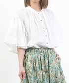 【ブルーコムブルー/BLEU COMME BLEU】のマノン ファンスリーブ リネンアミカルシャツ 人気、トレンドファッション・服の通販 founy(ファニー) ファッション Fashion レディースファッション Fashion for Women トップス・カットソー Cut & Sew Tops シャツ・ブラウス・オフィスカジュアル Elegant Blouses & Button-Ups スリーブ Sleeve, Long Sleeve / Short Sleeve 吸水 Absorbent, Quick-Dry 定番 Standard, Basic Item thumbnail WHT|ID: prp329100004942822 ipo3291000000037099507
