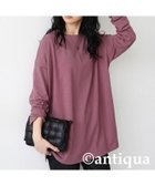 【アンティカ/antiqua】のantiqua アンティカ バスク ロンT レディース 無地 長袖 綿100 ZA-00114 57 ダスティーピンク|ID: prp329100004942830 ipo3291000000037099568