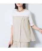 【インディヴィ/INDIVI】の【着る日傘/SETUP可能】ビスチェレイヤード風トップス ベージュ|ID: prp329100004942832 ipo3291000000037099575