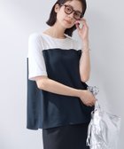 【インディヴィ/INDIVI】の【着る日傘/SETUP可能】ビスチェレイヤード風トップス ネイビー|ID: prp329100004942832 ipo3291000000037099577