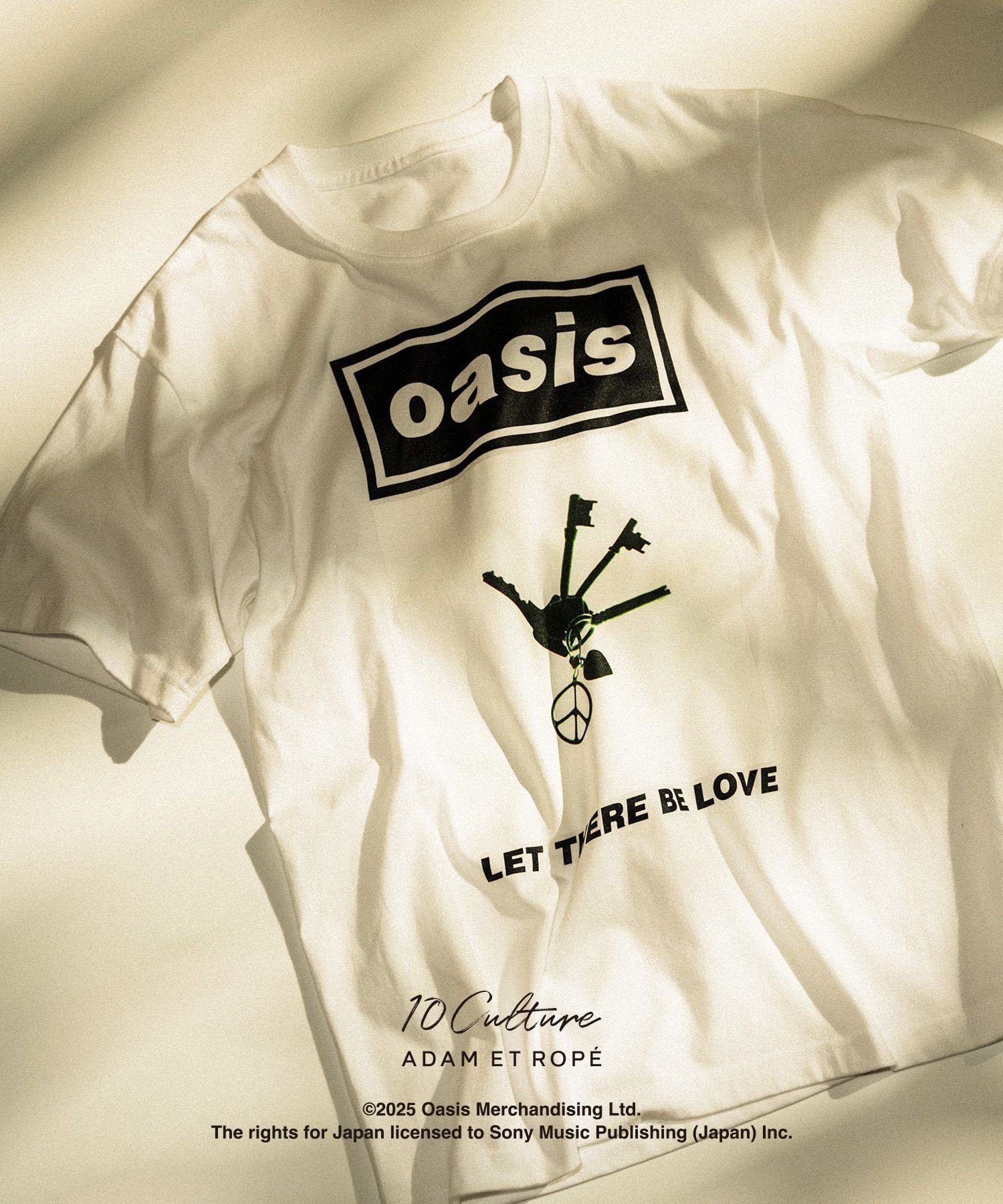 【アダム エ ロペ/ADAM ET ROPE'】の【oasis 10Culture / ADAM ET ROPE 】Artwork design TSH インテリア・キッズ・メンズ・レディースファッション・服の通販 founy(ファニー) 　ファッション　Fashion　レディースファッション　Fashion for Women　ジャケット　Jacket, Outerwear　フランス　France, French　プリント　Print, Printed Pattern　ワーク　Workwear, Utility Style　おすすめ　Recommended / Our Picks　2025年　2025　2025春夏・S/S　Spring/Summer 2025 SS25　ホワイト系(12)|ID: prp329100004942833 ipo3291000000037099586