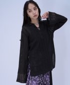 【ハレ/HARE】のスキッパースカシアミトップス ブラック09|ID: prp329100004942840 ipo3291000000037099637