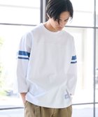 【コーエン/COEN】のRepurヘビーコットン七分袖フットボールTシャツ【抗菌性,消臭性】 WHITE|ID: prp329100004942850 ipo3291000000037260725