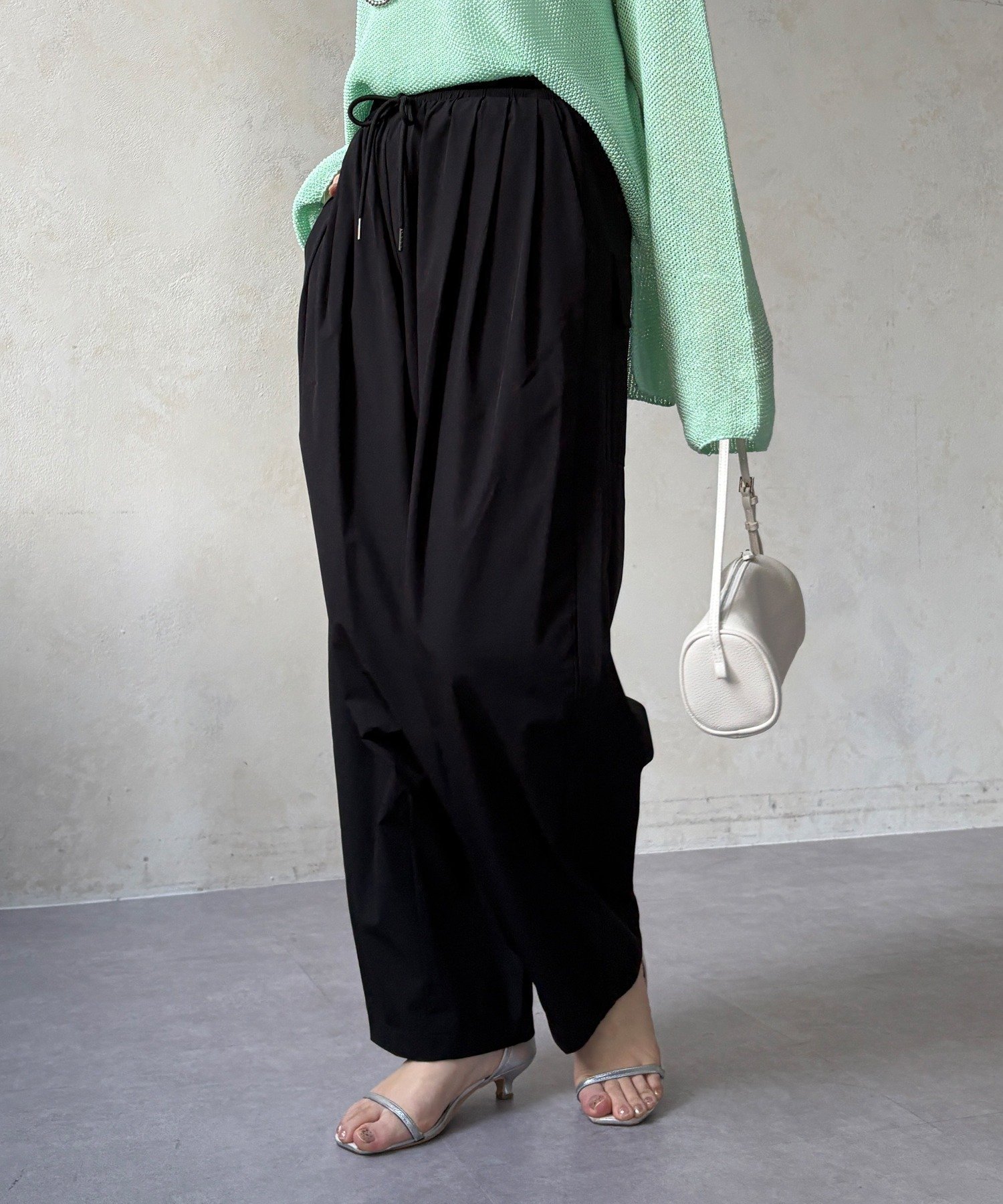 【ドゥドゥ/DouDou】の【WEB限定】ライトストレッチクロスタックイージーパンツ インテリア・キッズ・メンズ・レディースファッション・服の通販 founy(ファニー) 　ファッション　Fashion　レディースファッション　Fashion for Women　パンツ　Pants & Trousers　ストレッチ　Stretch, Stretchy Fabric　スマート　Smart, Elegant　雑誌　Magazine, Fashion Magazine　フロント　Front, Front Design　リラックス　Relax, Relaxed Fit　S/S・春夏　SS, Spring/Summer, Warm Season　再入荷　Restock / Back in Stock　夏　Summer　2026年　2026　ブラック|ID: prp329100004942855 ipo3291000000037099705