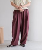 【ローリーズファーム/LOWRYS FARM】のイージーワイドコクーンパンツ 人気、トレンドファッション・服の通販 founy(ファニー) ファッション Fashion レディースファッション Fashion for Women パンツ Pants & Trousers おすすめ Recommended / Our Picks なめらか Smooth, Silky Texture ギャザー Gathered, Ruffled コクーン Cocoon, Cocoon Silhouette コンパクト Compact, Small Size ショート Short, Short Length バランス Balance, Style Balance リラックス Relax, Relaxed Fit thumbnail パープル|ID: prp329100004942857 ipo3291000000037099722