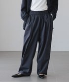 【ローリーズファーム/LOWRYS FARM】のイージーワイドコクーンパンツ 人気、トレンドファッション・服の通販 founy(ファニー) ファッション Fashion レディースファッション Fashion for Women パンツ Pants & Trousers おすすめ Recommended / Our Picks なめらか Smooth, Silky Texture ギャザー Gathered, Ruffled コクーン Cocoon, Cocoon Silhouette コンパクト Compact, Small Size ショート Short, Short Length バランス Balance, Style Balance リラックス Relax, Relaxed Fit thumbnail NEWネイビーストライプ|ID: prp329100004942857 ipo3291000000037099724
