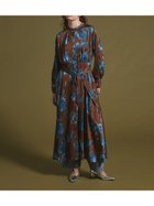 【ヴァン/Vin】のフラワープリントフレアワンピース 人気、トレンドファッション・服の通販 founy(ファニー) ファッション Fashion レディースファッション Fashion for Women ワンピース Dresses おすすめ Recommended / Our Picks リボン Ribbon, Bow 羽織 Haori, Light Jacket thumbnail ブラウン|ID: prp329100004942864 ipo3291000000037099760