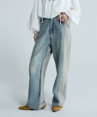 【ジーナシス/JEANASiS】のスウェットコンビデニムパンツ 人気、トレンドファッション・服の通販 founy(ファニー) ファッション Fashion レディースファッション Fashion for Women パンツ Pants & Trousers デニムパンツ・ジーンズ・美脚デニム Denim Jeans & Pants おすすめ Recommended / Our Picks シンプル Simple, Minimal ジャケット Jacket, Outerwear スウェット / スエット Sweatshirt, Sweatwear デニム Denim, Jeans Material ドッキング Docking, Mixed Material ドローコード Drawcord, Drawstring Cord バランス Balance, Style Balance フロント Front, Front Design ベーシック Basic, Essential ルーズ Loose, Oversized thumbnail ブルー系その他|ID: prp329100004942866 ipo3291000000037099765