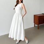 【ココモモ/COCOMOMO】のドッキングワンピース 夏ワンピース 選べるデザイン ワンピース レディース ノースリーブ・ホワイト|ID: prp329100004942868 ipo3291000000037099779