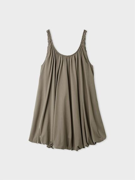 【ミースロエ/MIESROHE】の【セットアップ対応】キュプラバルーンギャザーミニワンピース インテリア・キッズ・メンズ・レディースファッション・服の通販 founy(ファニー) 　ファッション　Fashion　レディースファッション　Fashion for Women　ワンピース　Dresses　スマート　Smart, Elegant　セットアップ　Set-Up, Coordinated Outfit　チュニック　Tunic, Long Top　バルーン　Balloon, Balloon Silhouette　MOC[056]|ID: prp329100004942871 ipo3291000000037099794