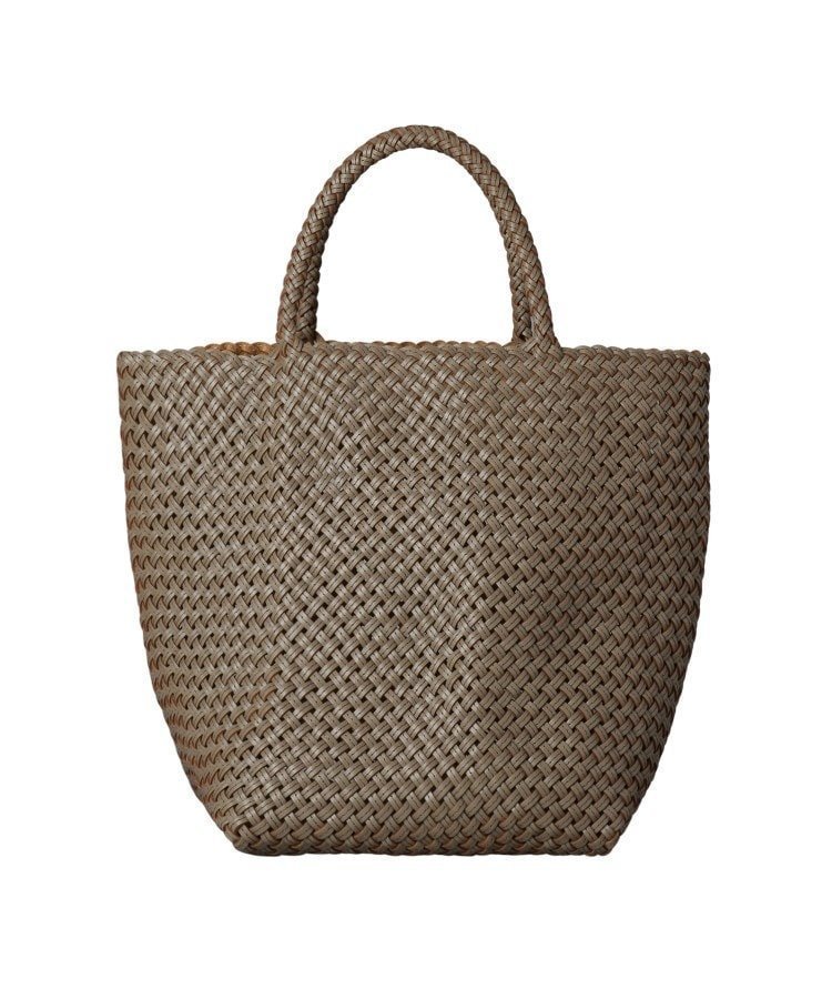 【ヒロフ/HIROFU】の【ブレッツァバッファロー】レザーメッシュトートバッグ M 本革 ステッチ(商品番号 P25-30413) インテリア・キッズ・メンズ・レディースファッション・服の通販 founy(ファニー) 　ファッション　Fashion　レディースファッション　Fashion for Women　バッグ　Bags　スタイリッシュ　Stylish, Fashionable　スマート　Smart, Elegant　ハンド　Hand, Handmade　ボックス　Boxy, Box Shape　ポケット　Pocket, Pocket Detail　メッシュ　Mesh, Net Fabric　おすすめ　Recommended / Our Picks　夏　Summer　デザート|ID: prp329100004942875 ipo3291000000037099806