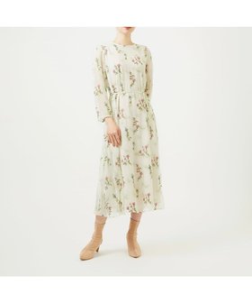 【シビラ/SYBILLA】のドットフラワー刺繍ドレス 人気、トレンドファッション・服の通販 founy(ファニー) ファッション Fashion レディースファッション Fashion for Women ワンピース Dresses フォーマル・パーティードレス・結婚式用ドレス Elegant & Casual Dresses おすすめ Recommended / Our Picks サテン Satin, Glossy Fabric シアー Sheer, See-Through ドット Polka Dot, Dot Pattern ドレス Dress, One-Piece フラワー Flower, Floral フレア Flare, Flared プリント Print, Printed Pattern リボン Ribbon, Bow エレガント 上品 Elegant 冬 Winter / This Winter 夏 Summer 春 Spring 秋 Autumn |ID:prp329100004942876