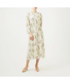 【シビラ/SYBILLA】のドットフラワー刺繍ドレス ライトベージュ|ID: prp329100004942876 ipo3291000000037099808