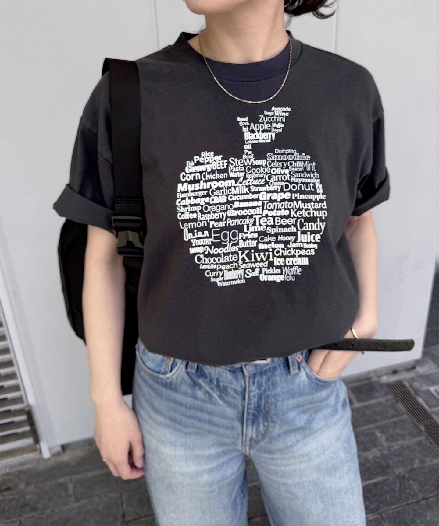 【ジャーナルスタンダード/JOURNAL STANDARD】の《追加 》別注【HANDTEX/ハンドテックス】プリントTEE インテリア・キッズ・メンズ・レディースファッション・服の通販 founy(ファニー) 　ファッション　Fashion　レディースファッション　Fashion for Women　2023年　2023　2023春夏・S/S　Spring/Summer 2023 SS23　アンダー　Underwear Essentials　グラフィック　Graphic, Graphic Design　コレクション　Collection, Seasonal Line　サーマル　Thermal, Waffle Knit　ハンド　Hand, Handmade　プリント　Print, Printed Pattern　別注　Limited Edition, Custom Order　ブラック|ID: prp329100004943077 ipo3291000000037102619