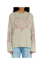 【ディーゼル/DIESEL】のウィメンズ 長袖Tシャツ T-HILARY-LS-AA1 人気、トレンドファッション・服の通販 founy(ファニー) ファッション Fashion レディースファッション Fashion for Women トップス・カットソー Cut & Sew Tops シャツ・ブラウス・オフィスカジュアル Elegant Blouses & Button-Ups ロングTシャツ・Tシャツ Longline T-Shirts & Tees フィット Fit, Slim Fit フロント Front, Front Design プリント Print, Printed Pattern リラックス Relax, Relaxed Fit 長袖 Long Sleeve, Full Sleeve thumbnail ベージュ系その他|ID: prp329100004943084 ipo3291000000037102798