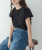 【サニーレーベル/Sonny Label / URBAN RESEARCH】のフロントフリルプルオーバー ブラック|ID: prp329100004943091 ipo3291000000037322042