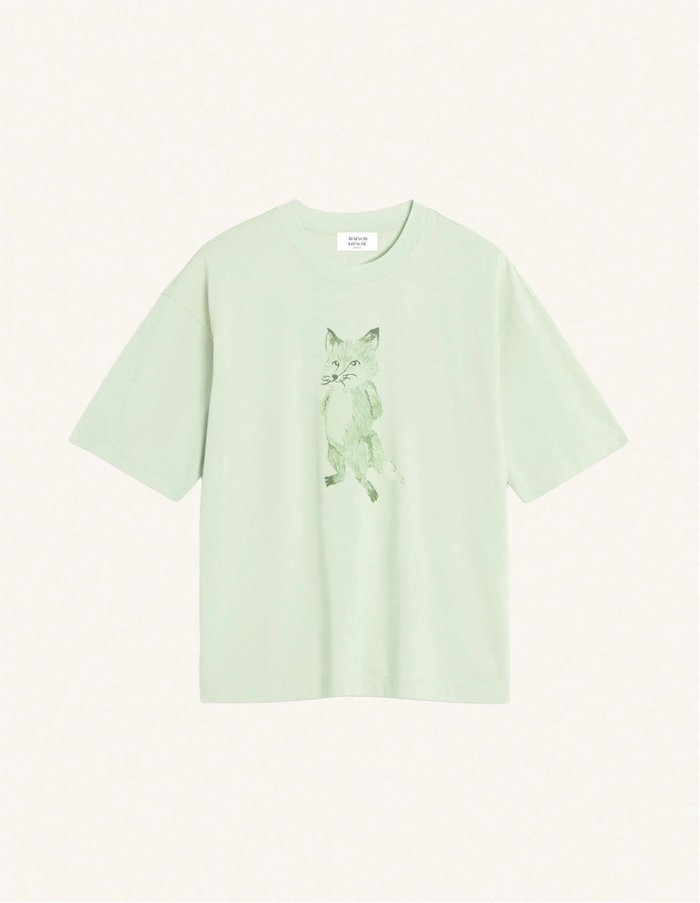 【メゾンキツネ アーカイブス/MAISON KITSUNE ARCHIVES】の【公式】Maison Kitsune LADY FOX BOXY TEE-SHIRT インテリア・キッズ・メンズ・レディースファッション・服の通販 founy(ファニー) https://founy.com/ ファッション Fashion レディースファッション Fashion for Women トップス・カットソー Cut & Sew Tops シャツ・ブラウス・オフィスカジュアル Elegant Blouses & Button-Ups フロント Front, Front Design プリント Print, Printed Pattern 半袖 Short Sleeve, Half Sleeve |ID: prp329100004943097 ipo3291000000037102957