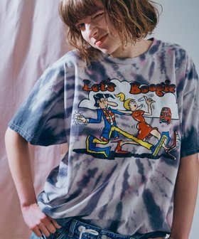 【アールエヌエー/RNA】のM2692 PINK MOTEL テディボーイプリントTEE 人気、トレンドファッション・服の通販 founy(ファニー) ファッション Fashion レディースファッション Fashion for Women イラスト Illustration ヴィンテージ Vintage Style 洗える Machine Washable キャラクター Character, Licensed Characters コレクション Collection, Seasonal Line 今季 This Season, Current Season 人気 Popular, Best Seller フロント Front, Front Design プリント Print, Printed Pattern モノトーン Monotone, Black and White リアル Real, Realistic ロンドン London Style, British Inspired 日本製 Made In Japan |ID:prp329100004943098