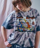 【アールエヌエー/RNA】のM2692 PINK MOTEL テディボーイプリントTEE 人気、トレンドファッション・服の通販 founy(ファニー) ファッション Fashion レディースファッション Fashion for Women イラスト Illustration ヴィンテージ Vintage Style 洗える Machine Washable キャラクター Character, Licensed Characters コレクション Collection, Seasonal Line 今季 This Season, Current Season 人気 Popular, Best Seller フロント Front, Front Design プリント Print, Printed Pattern モノトーン Monotone, Black and White リアル Real, Realistic ロンドン London Style, British Inspired 日本製 Made In Japan thumbnail タイダイグレー|ID: prp329100004943098 ipo3291000000037102966