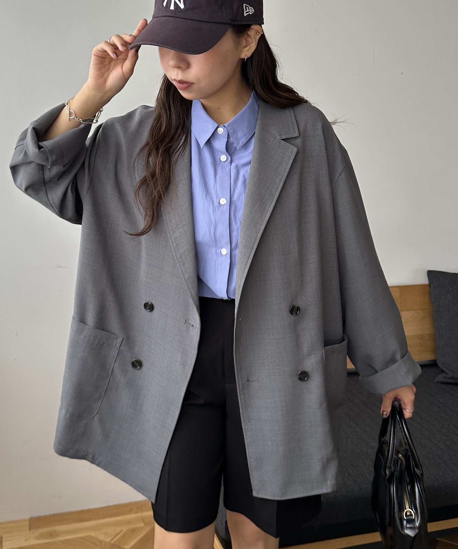 【ディスコート/Discoat】の【ユニセックス】テックリネンビッグシャツジャケット《WEB限定カラーあり》 インテリア・キッズ・メンズ・レディースファッション・服の通販 founy(ファニー) 　ファッション　Fashion　レディースファッション　Fashion for Women　アウター　Coat / Outerwear Collection　レディースジャケット・軽アウター　Jackets　春　Spring　秋　Autumn　ジャケット　Jacket, Outerwear　とろみ　Fluid, Flowy Fabric　タンク　Tank Top, Sleeveless Top　半袖　Short Sleeve, Half Sleeve　リネン　Linen, Linen Fabric　ロング　Long, Long-Length　ワイド　Wide, Wide Fit　おすすめ　Recommended / Our Picks　グレー|ID: prp329100004943104 ipo3291000000037103054