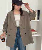 【ディスコート/Discoat】の【ユニセックス】テックリネンビッグシャツジャケット《WEB限定カラーあり》 グレージュ|ID: prp329100004943104 ipo3291000000037245532