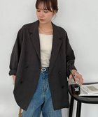 【ディスコート/Discoat】の【ユニセックス】テックリネンビッグシャツジャケット《WEB限定カラーあり》 チャコールグレー|ID: prp329100004943104 ipo3291000000037245541