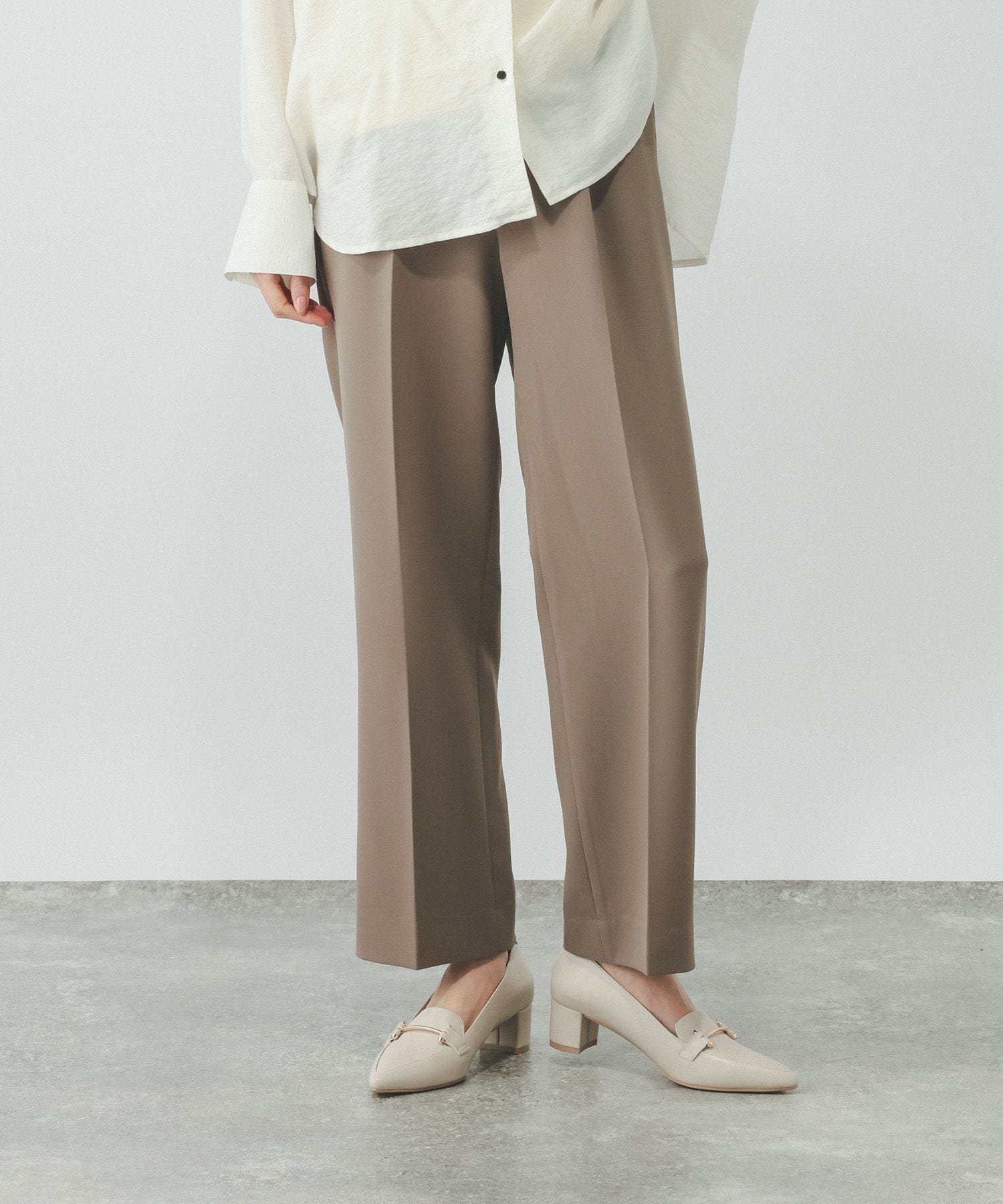 【グローバルワーク/GLOBAL WORK】のウツクシルエットDRYイージーパンツ/636550 インテリア・キッズ・メンズ・レディースファッション・服の通販 founy(ファニー) 　ファッション　Fashion　レディースファッション　Fashion for Women　パンツ　Pants & Trousers　アクセサリー　Fashion Accessories　ギャザー　Gathered, Ruffled　吸水　Absorbent, Quick-Dry　ジャケット　Jacket, Outerwear　ストレッチ　Stretch, Stretchy Fabric　ストレート　Straight, Straight Cut　センター　Center, Center Line　ダブル　Double, Double-Breasted　メタル　Metal, Metal Parts　楽ちん　Easy Fit, Comfortable　おすすめ　Recommended / Our Picks　ビジネス 仕事 通勤　Business / Work / Commuting　モカ55|ID: prp329100004943109 ipo3291000000037103108