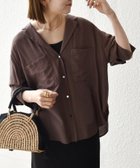 【シップス フォー ウィメン/SHIPS】の《追加 》SHIPS any 手洗い可能 オープン カラー ポケット シャツ 人気、トレンドファッション・服の通販 founy(ファニー) ファッション Fashion レディースファッション Fashion for Women トップス・カットソー Cut & Sew Tops シャツ・ブラウス・オフィスカジュアル Elegant Blouses & Button-Ups ヴィンテージ Vintage Style 洗える Machine Washable サンダル Sandals, Summer Shoes とろみ Fluid, Flowy Fabric デニム Denim, Jeans Material フラット Flat, Flat Shoes ポケット Pocket, Pocket Detail 羽織 Haori, Light Jacket リラックス Relax, Relaxed Fit エレガント 上品 Elegant 2026年 2026 2026春夏・S/S Spring/Summer 2026 SS26 thumbnail ブラウン|ID: prp329100004943114 ipo3291000000037103166
