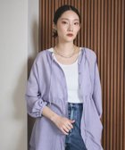 【レプシィム ローリーズファーム/LEPSIM LOWRYS FARM】の着回し5分袖ブラウス《2点セット》 人気、トレンドファッション・服の通販 founy(ファニー) ファッション Fashion レディースファッション Fashion for Women トップス・カットソー Cut & Sew Tops シャツ・ブラウス・オフィスカジュアル Elegant Blouses & Button-Ups おすすめ Recommended / Our Picks シルバー Silver, Metallic Silver デニム Denim, Jeans Material フロント Front, Front Design 定番 Standard, Basic Item 春 Spring 長袖 Long Sleeve, Full Sleeve thumbnail パープル92|ID: prp329100004943115 ipo3291000000037103182