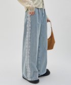 【ディスコート/Discoat】の【umm.】サイドレースデニムワイドパンツ《サイズ展開あり》 人気、トレンドファッション・服の通販 founy(ファニー) ファッション Fashion レディースファッション Fashion for Women パンツ Pants & Trousers おすすめ Recommended / Our Picks コンパクト Compact, Small Size シンプル Simple, Minimal デニム Denim, Jeans Material トレンド Trend, Trending Now パッチ Patch, Appliqué レース Lace, Lace Fabric ワイド Wide, Wide Fit 夏 Summer 定番 Standard, Basic Item 春 Spring S/S・春夏 SS, Spring/Summer, Warm Season thumbnail ブルー|ID: prp329100004943125 ipo3291000000037103341
