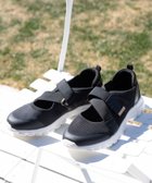 【グローバルワーク/GLOBAL WORK】のエアかるクッションベルトスニーカー/102313 人気、トレンドファッション・服の通販 founy(ファニー) ファッション Fashion レディースファッション Fashion for Women ベルト&ウエストマーク Belts & Waist Accessories クッション Cushion, Throw Pillow サンダル Sandals, Summer Shoes シアー Sheer, See-Through スニーカー Sneakers, Trainers メッシュ Mesh, Net Fabric 抗菌 Antibacterial, Bacteria-Resistant thumbnail ブラック×アイボリー09|ID: prp329100004943134 ipo3291000000037103559