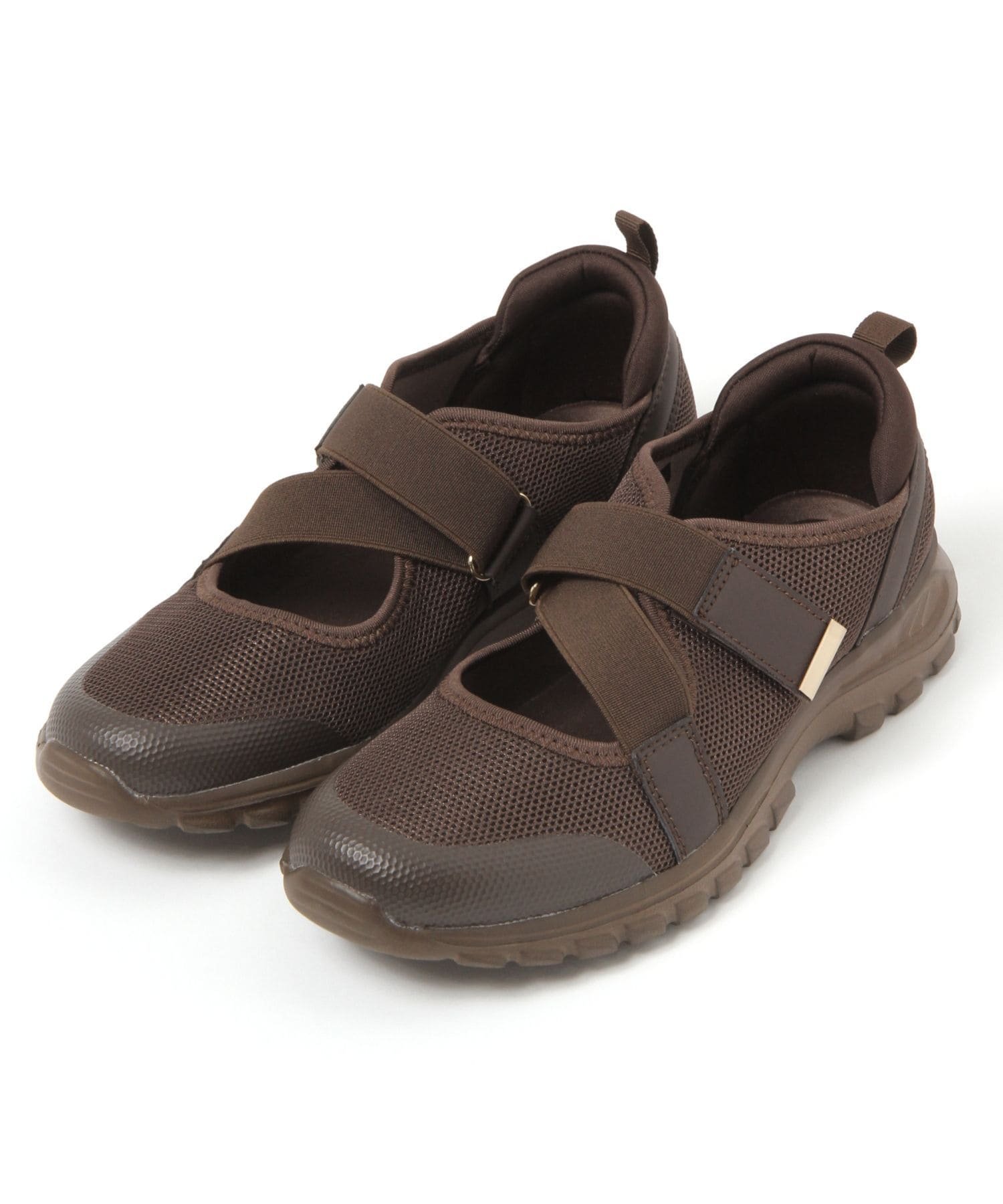 【グローバルワーク/GLOBAL WORK】のエアかるクッションベルトスニーカー/102313 インテリア・キッズ・メンズ・レディースファッション・服の通販 founy(ファニー) 　ファッション　Fashion　レディースファッション　Fashion for Women　ベルト&ウエストマーク　Belts & Waist Accessories　クッション　Cushion, Throw Pillow　サンダル　Sandals, Summer Shoes　シアー　Sheer, See-Through　スニーカー　Sneakers, Trainers　メッシュ　Mesh, Net Fabric　抗菌　Antibacterial, Bacteria-Resistant　ダークブラウン58|ID: prp329100004943134 ipo3291000000037103571