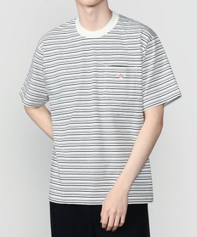 【ビショップ/Bshop / MEN】のマルチボーダー ポケットクルーネックTシャツ MEN 大人の最旬トレンドファッション＆コーディネート founy(ファウニー) ファッション Fashion メンズファッション Fashion for Men 定番 Standard, Basic Item フランス France, French ボーダー Border, Stripe ワーク Workwear, Utility Style |ID:prp329100004949566