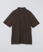 【シップス/SHIPS / MEN】の【WEB限定】SHIPS 吸水速乾・UVケア Drymixワンポイントロゴ ボタンダウン ポロシャツ ブラウン|ID: prp329100004949578 ipo3291000000037330326