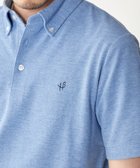 【シップス/SHIPS / MEN】の【WEB限定】SHIPS 吸水速乾・UVケア Drymixワンポイントロゴ ボタンダウン ポロシャツ ライトブルー|ID: prp329100004949578 ipo3291000000037330327