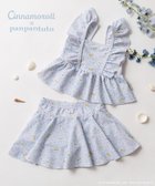【パンパンテュテュ/panpantutu / KIDS】のUVcutフリルセットアップ水着(ビキニ/長袖)【マイメロディ/シナモロール/クロミ】 シナモロール/キャミ|ID: prp329100004949662 ipo3291000000037143644