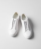 【エストネーション/ESTNATION / MEN】のフロントジップレザースニーカー ホワイト|ID: prp329100004949794 ipo3291000000037144797
