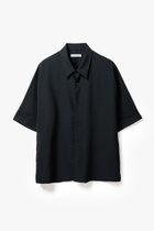【アタッチメント/ATTACHMENT / MEN】のポリエステルライトトロ ドルマンスリーブレギュラーカラーシャツ S/S BLACK|ID: prp329100004949882 ipo3291000000037145402